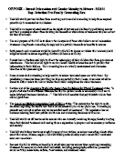 Talking Points for Family Counseling Ban